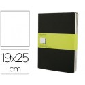 LIBRETA MOLESKINE TAPA DURA LISO 120 HOJAS CON 16 HOJAS DESMONTABLES COLOR NEGRO PACK DE 3 UNIDADES