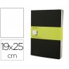 LIBRETA MOLESKINE TAPA DURA LISO 120 HOJAS CON 16 HOJAS DESMONTABLES COLOR NEGRO PACK DE 3 UNIDADES