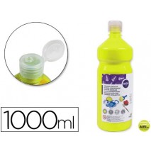 TEMPERA ESCOLAR LIDERPAPEL 1000 ML AMARILLO LIMON