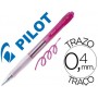 BOLIGRAFO PILOT SUPER GRIP RETRACTIL SUJECION DE CAUCHO TINTA DE ACEITE ROSA NEON