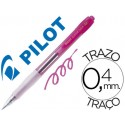 BOLIGRAFO PILOT SUPER GRIP RETRACTIL SUJECION DE CAUCHO TINTA DE ACEITE ROSA NEON