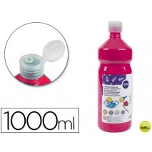 TEMPERA ESCOLAR LIDERPAPEL 1000 ML FUCSIA