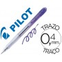 BOLIGRAFO PILOT SUPER GRIP RETRACTIL SUJECION DE CAUCHO TINTA DE ACEITE VIOLETA NEON