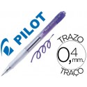 BOLIGRAFO PILOT SUPER GRIP RETRACTIL SUJECION DE CAUCHO TINTA DE ACEITE VIOLETA NEON