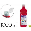 TEMPERA ESCOLAR LIDERPAPEL 1000 ML ROJO ESCARLATA
