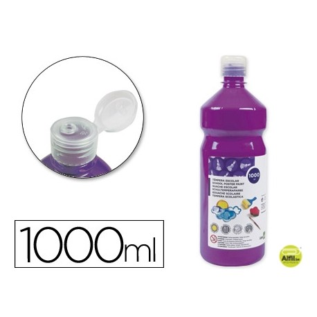 TEMPERA ESCOLAR LIDERPAPEL 1000 ML VIOLETA