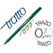 ROTULADOR TRATTO OFFICE FINE PUNTA DE FIBRA TRAZO 0,7 MM NEGRO