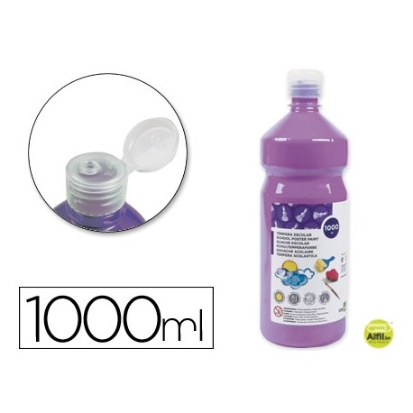 TEMPERA ESCOLAR LIDERPAPEL 1000 ML LILA