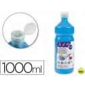 TEMPERA ESCOLAR LIDERPAPEL 1000 ML TURQUESA