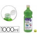 TEMPERA ESCOLAR LIDERPAPEL 1000 ML VERDE