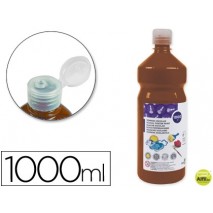 TEMPERA ESCOLAR LIDERPAPEL 1000 ML MARRON
