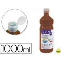 TEMPERA ESCOLAR LIDERPAPEL 1000 ML MARRON