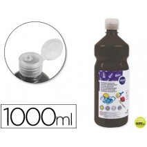 TEMPERA ESCOLAR LIDERPAPEL 1000 ML NEGRO