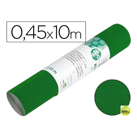 ROLLO ADHESIVO LIDERPAPEL ESPECIAL ANTE VERDE ROLLO DE 0,45 X 10 MT