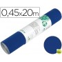 ROLLO ADHESIVO LIDERPAPEL UNICOLOR AZUL BRILLO ROLLO DE 0,45 X 20 MT