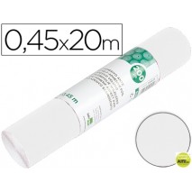 ROLLO ADHESIVO LIDERPAPEL UNICOLOR BLANCO BRILLO ROLLO DE 0,45 X 20 MT