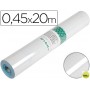 ROLLO ADHESIVO LIDERPAPEL TRANSPARENTE ROLLO DE 0,45 X 20 MT