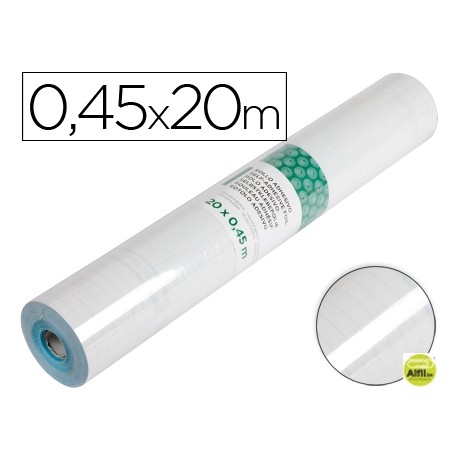 ROLLO ADHESIVO LIDERPAPEL TRANSPARENTE ROLLO DE 0,45 X 20 MT