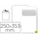 SOBRE LIDERPAPEL BOLSA N 10 BLANCO FOLIO PROLONGADO 250X353 MM TIRA DE SILICONA PAQUETE DE 25 UNIDAD