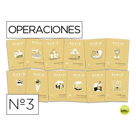 CUADERNO RUBIO OPERACIONES MULTIPLICAR POR UNA CIFRA