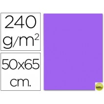 CARTULINA LIDERPAPEL 50X65 CM 240 G/M2 VIOLETA