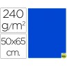 CARTULINA LIDERPAPEL 50X65 CM 240 G/M2 AZUL ZAFIRO