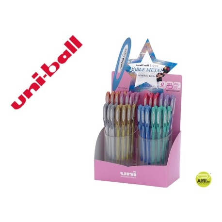 BOLIGRAFO UNI BALL UM-120 SIGNO 0,7 MM TINTA GEL METALIZADOS