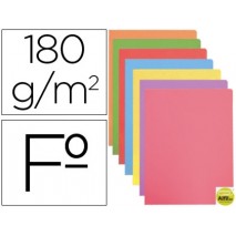 SUBCARPETA CARTULINA GIO FOLIO COLORES PASTELES SURTIDOS 180 GR/M2