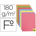 SUBCARPETA CARTULINA GIO FOLIO COLORES PASTELES SURTIDOS 180 GR/M2