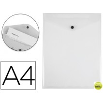 CARPETA LIDERPAPEL DOSSIER BROCHE POLIPROPILENO DIN A4 FORMATO VERTICAL TRANSPARENTE 50 HOJAS