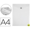 CARPETA LIDERPAPEL DOSSIER BROCHE POLIPROPILENO DIN A4 FORMATO VERTICAL TRANSPARENTE 50 HOJAS