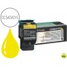 TONER LEXMARK BC C540/43/44 X543 AMARILLO CAPACIDAD 1000 PAG