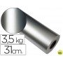 PAPEL FANTASIA VERJURADO STAR PLATA 7014 BOBINA 31 CM 3,5 KG