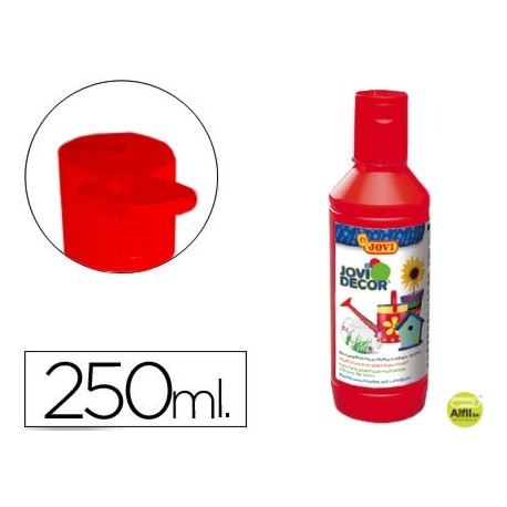PINTURA MULTIUSO JOVI JOVIDECOR 250 ML BERMELLON