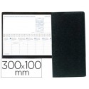 AGENDA ESPIRAL QUO VADIS COP IMPALA SEMANA VISTA NEGR NEGRO 30X10 CM