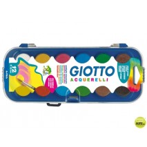 ACUARELA GIOTTO 12 COLORES ESTUCHE DE PLASTICO