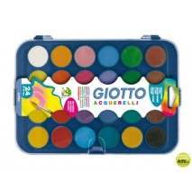 ACUARELA GIOTTO 24 COLORES ESTUCHE DE PLASTICO