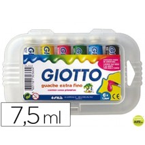 TEMPERA GIOTTO 7,5 ML 6 COLORES SURTIDOS