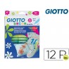 ROTULADOR GIOTTO DECOR TEXTILE PARA CAMISETAS 12 COLORES
