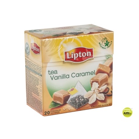 TE LIPTON PIRAMIDE DE VAINILLA Y CARAMELO 20 UNIDADES