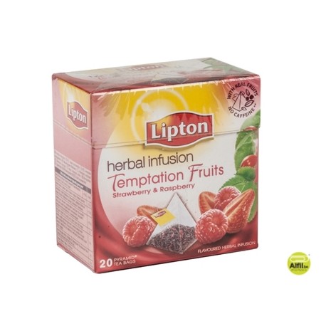 TE LIPTON PIRAMIDE DE FRUTAS ROJAS 20 UNIDADES