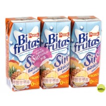 BEBIDA REFRESCANTE PASCUAL BIFRUTAS TROPICAL SIN AZUCAR BRIK DE 300 ML