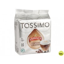 CAFE TASSIMO SAIMAZA CORTADO MONODOSIS PAQUETE DE 16 UNIDADES