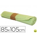 BOLSA BASURA INDUSTRIAL AMARILLA 85X105CM GALGA 110 ROLLO DE 10 UNIDADES