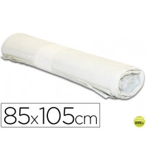 BOLSA BASURA INDUSTRIAL BLANCA 85X105CM GALGA 110 ROLLO DE 10 UNIDADES