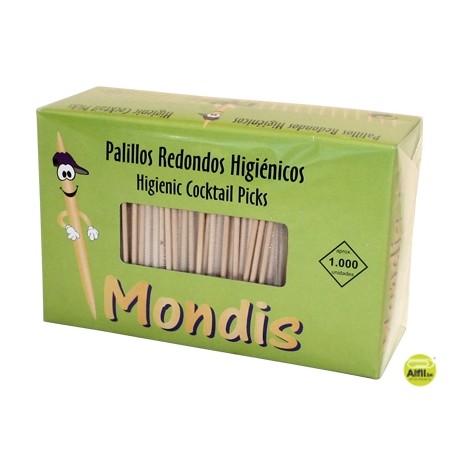 PALILLOS DE DIENTES ENFUNDADOS EN CELOFAN PAQUETE DE 1000