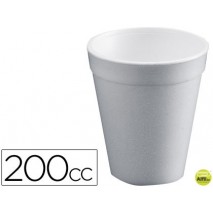 VASO TERMICO DE POLIEXPAN 200CC PAQUETE DE 25