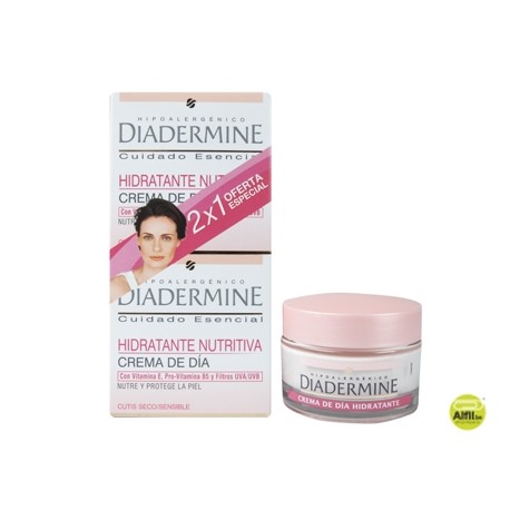 CREMA HIDRATANTE DIADERMINE PARA CUTIS SECO Y SENSIBLE 50ML PACK DE 2