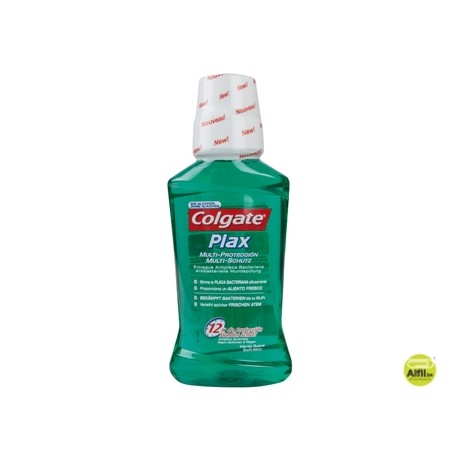 ELIXIR BUCAL COLGATE PLAX VERDE MENTA 12 HORAS DE PROTECCION BOTE DE 250 ML
