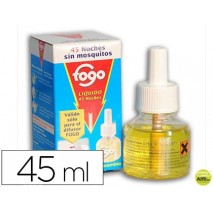 INSECTICIDA FOGO ELECTRICO MATA MOSCAS Y MOSQUITOS RECAMBIO 45 ML
